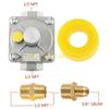 L8RE Explosions Proof Gases Regulator Low Pressure Valves Gases Regulator Conversion Adapter Suitable for Household Stove