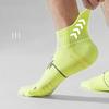 Profesionální maratonský běh Fitness Krátké ponožky Ženy Muži Pohlcující pot Anti-frikční prodyšné kompresní čtvrtkolky