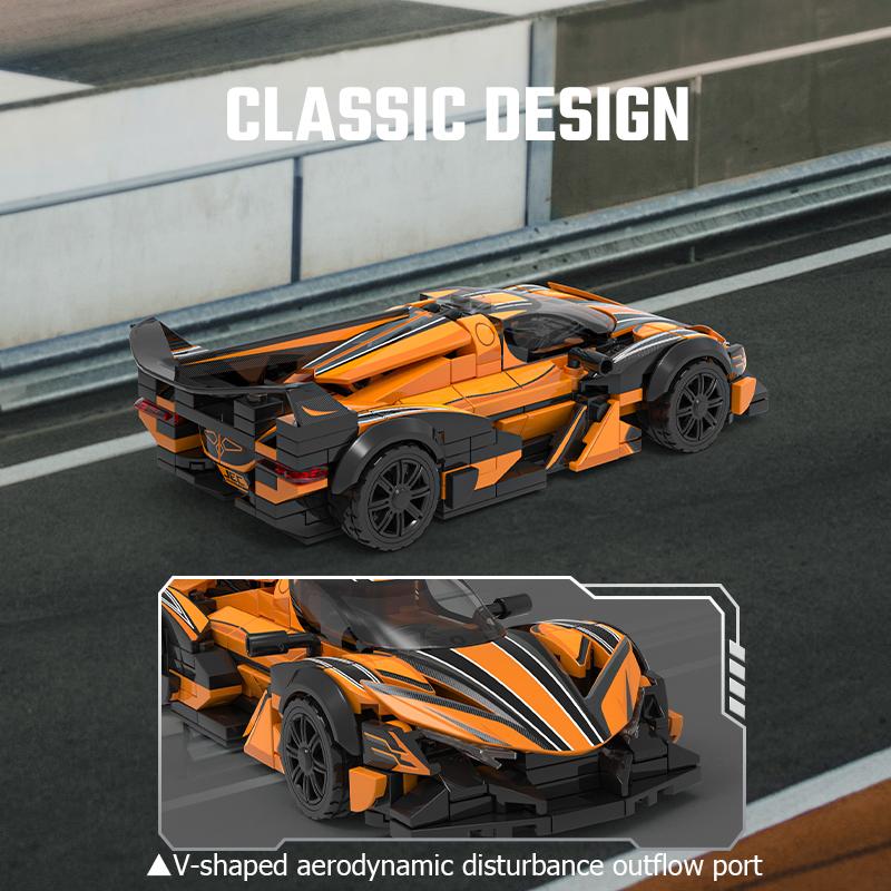 SEMBO Sports Car Assemblage Building Blocks MOC Racing Vehicle Technical Auto Models Car Construction Set For Boys Toys Gifts