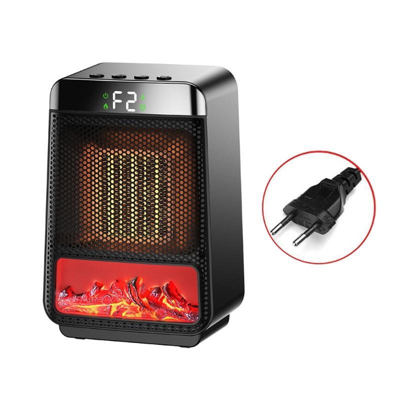 1000W Portable Electric Heater for Home Bedroom Office Electric Heater Low Consumption Warmer Heating Fan For Room