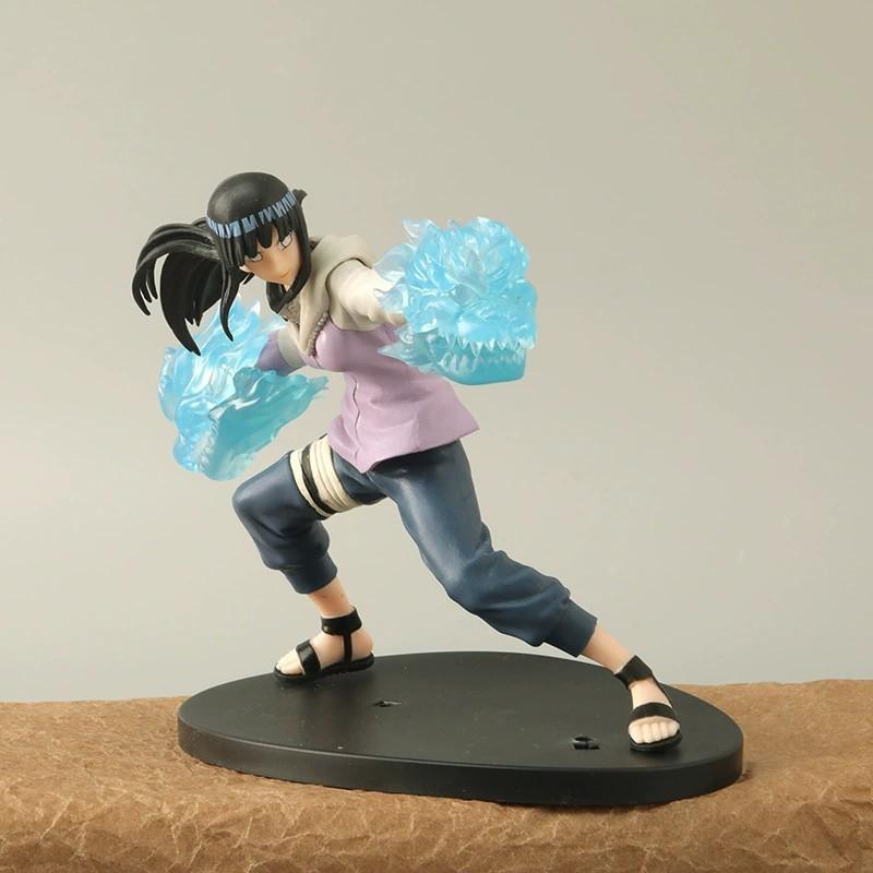 14CM Anime Naruto Hyūga Hinata Shippuuden Handflächen-Senjutsu Kampfmodell Kakashi Spielzeug Action Uchiha Sasuke Figur PVC