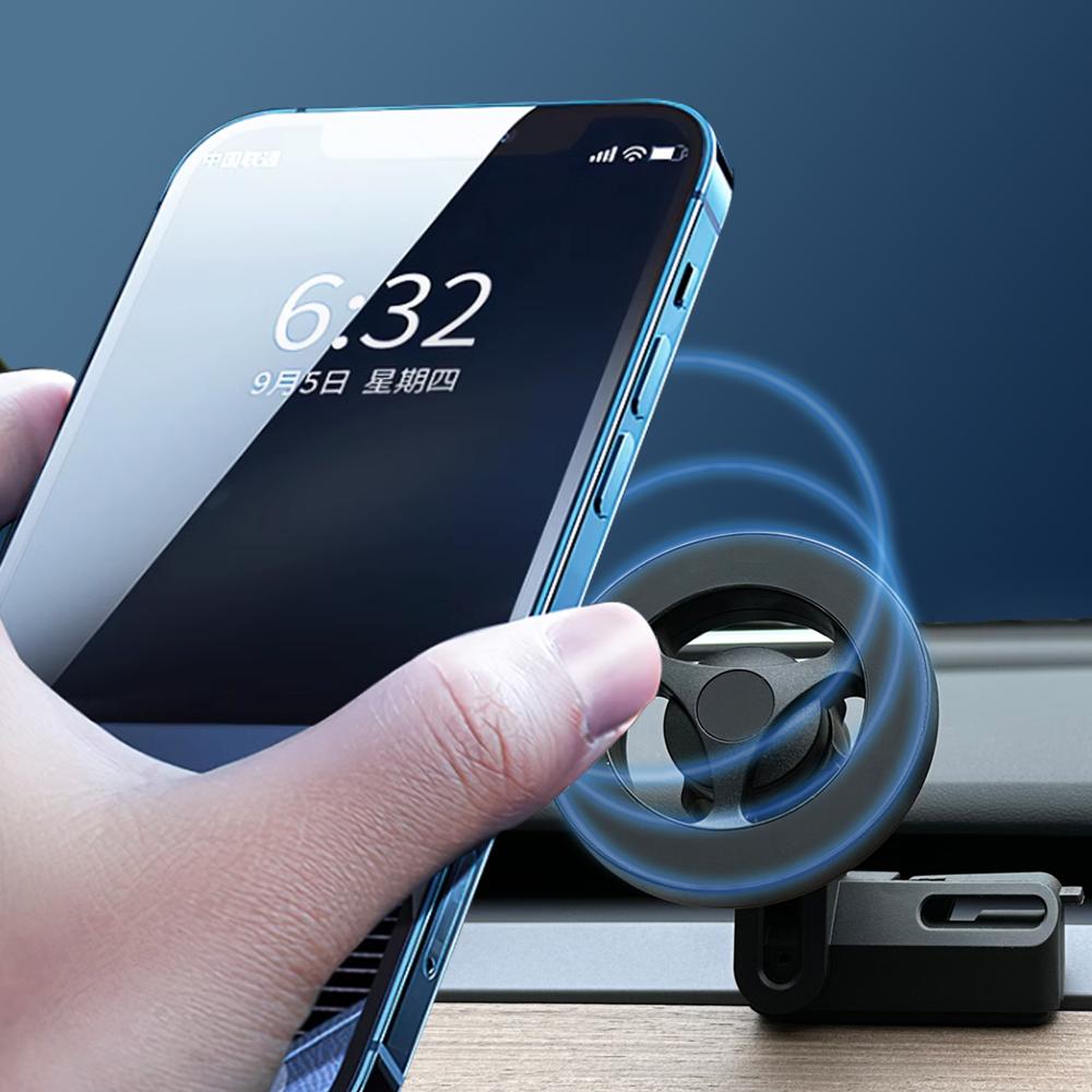Strong Magnetic Phone Holder for iPhone 17 16 15 14 Pro Max with Unique Design Air Outlet Base For Tesla Model Y 2024 2023 2022