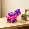 3D Printed Turtles Flexible Joint Articulated Tortoise Fidgety Toy Ornament Realistic Turtles Figurines Collectibles