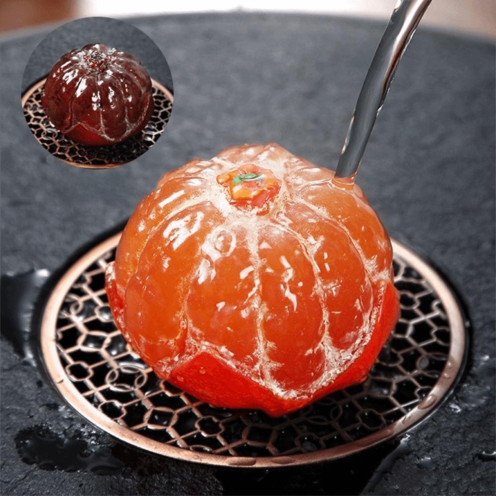 Simulated Peeled Orange Tea Pet Corrosion-resistant Tangerine Tea Table Ornament  Tea Room