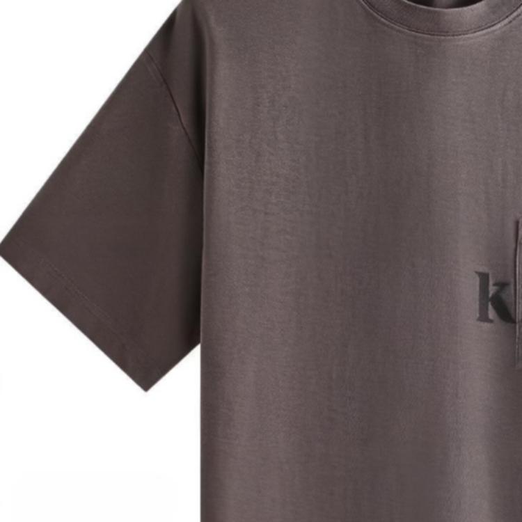 Kith Quinn Tee Hurricane Unisex Tops Grey KHM030945-502