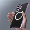 Samsung Galaxy S23 Ultra Camera Protection Case, CamShield MagSafe, Clear/Purple