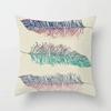 Simple Green Pattern Decorative Pillowcase Car Ornaments Office Living Room Sofa Home Pillowcase
