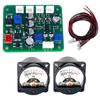 2pcs 35mm VU Meter Audio Level Indicator Backlight Audio Level Driver Board Module Cables For Phones Preamplifiers MP3 Player