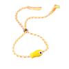 Stylish Bohemian Multicolor Ceramic Fish Bracelet Handmade Jewelry for Women Adjustable Wrist Anklet Accessory