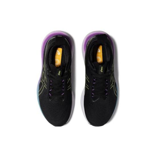 Asics GEL-Nimbus 25 Wide Low Black Glow Yellow W - 1012B437-004