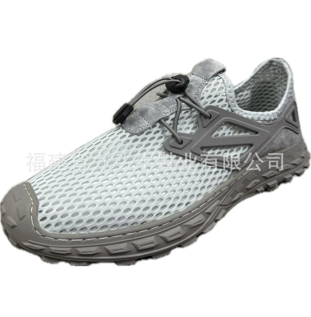 2025 Summer New Non-slip Creek Walking Shoes Mesh Breathable Deodorant Men's Hiking Mountaineering Sports Men's Casual Shoes
