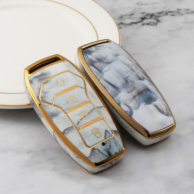 Guochao BYD TPU Schlüsselhülle für Tang Song Pro/Qin Plus/Yuan/Song Max/F3S7