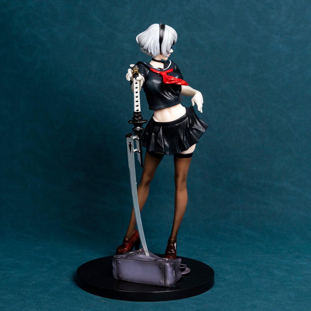 28cm NieR:Automata YoRHa No.2 Type B 2B PVC Action Figure Anime Figure Model Toys Collection Doll Gift
