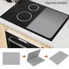Reversible Stove Top Protectors Mat with Side Walls for Utensils Storage and Counter Surfaces Protection 450°F Safe