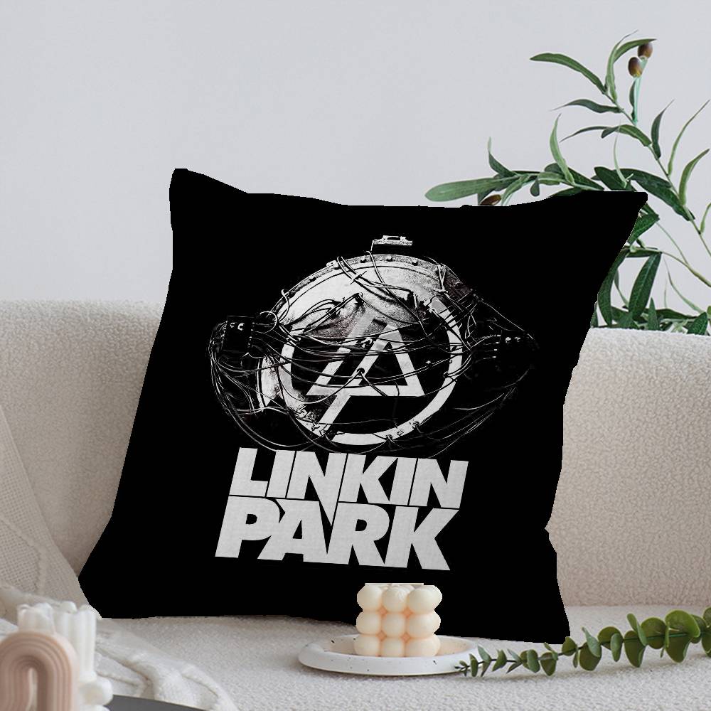 Rock Band L-Linkin Park Pillow Cover For Bedroom Room And Living Room Sofa Decorative Cushion Cover