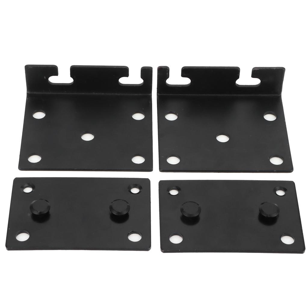 Bed Rail Hinge Bracket Iron Furniture Hardware Connector Fittings for Headboards FootBoard
