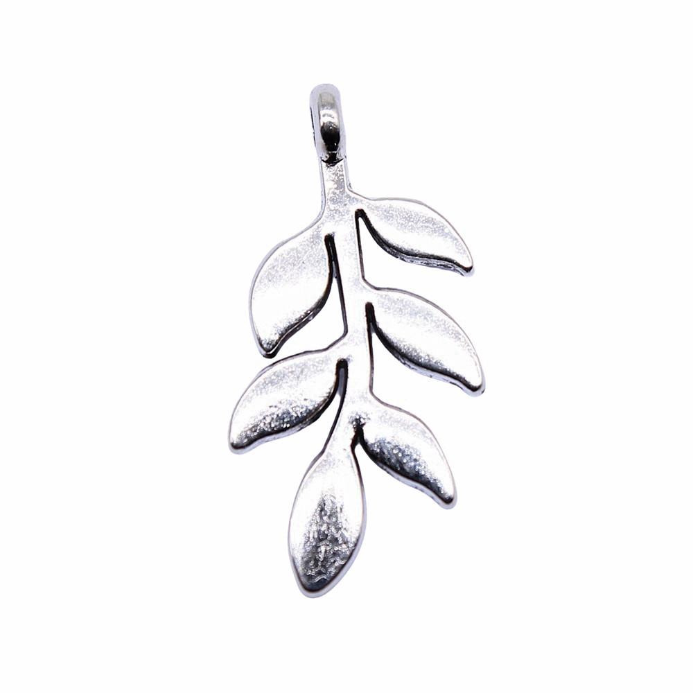 Filigree Leaf Charms Antique Alloy Pendants For Nature Inspired Jewelry