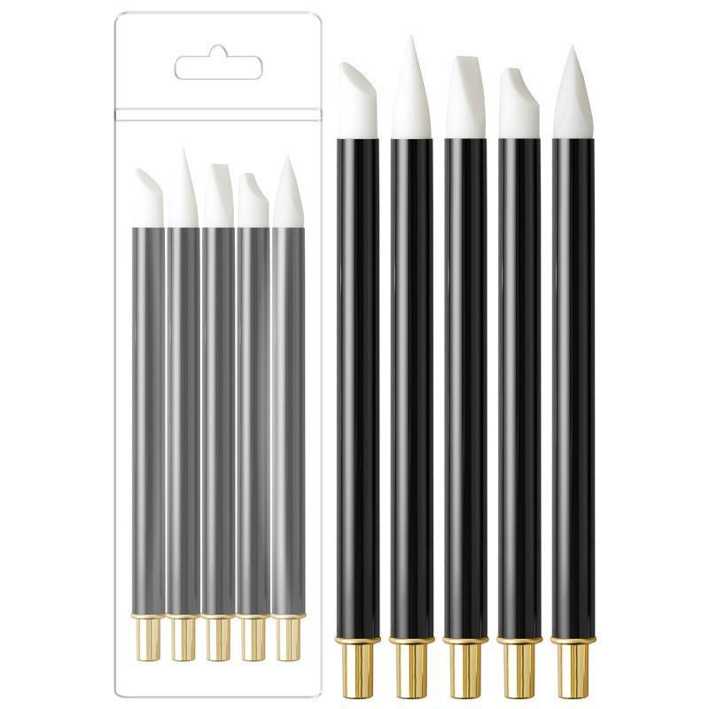 Dual-Ended Silicone Nail Art Tool: Smudge & Dot Pen