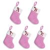 Stylish Santa and Snowmans Christmas Stocking Charm Warmth Knitting Holiday Decoration Portable Accessory for Gifting