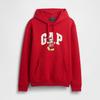 Gap Unisex Cartoon Logo Hooded Fleece Sweatshirt