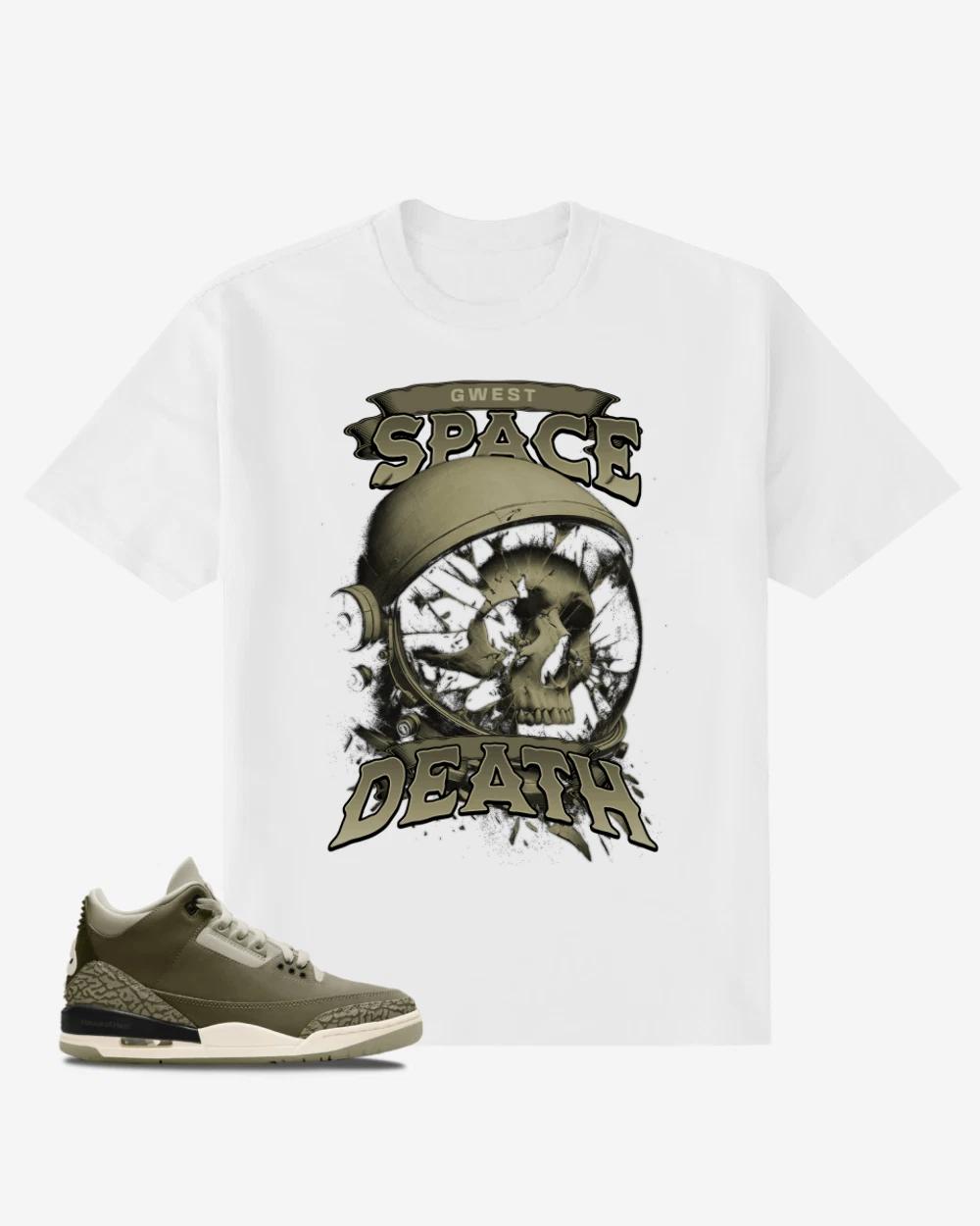 Skull-Astronaut-Graphic Oversized T-Shirt M