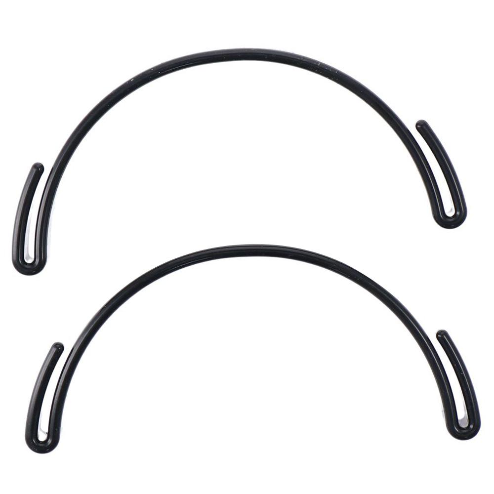 2pcs Portable Black Hat Bill Bender Light Weight Plastic Hat Brim Bender Caps Rack Baseball Caps