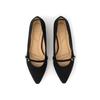 Daks Women S Flat ShoeS 2cm Dlf308 Black