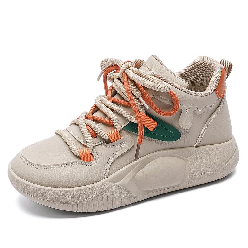 Autumn In The Forest Sneakers Autumn Vulcanize Women's Flats White Shoes Woman Sports High-quality New Arrival Deadlift