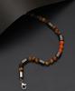 Blancier Amber Flame Bm257B1214 Tiger Eye Natural Gemstone Men'S Bracelet