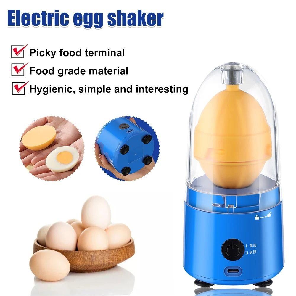 PP-Kunststoff Goldenes Ei-Maker Tragbar Automatischer Eieraufschläger Elektrischer Ei-Spinner Küchenhelfer