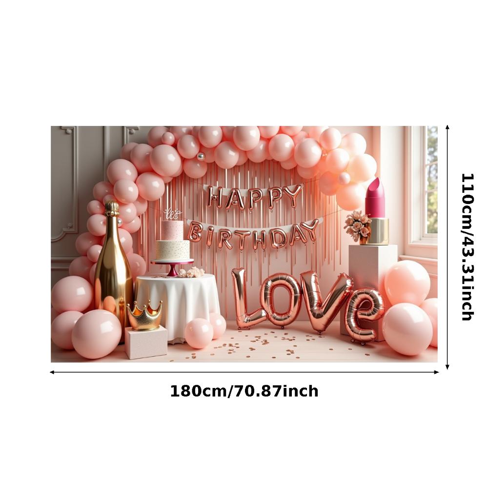 Banner Folienballons Kinderparty Party-Hintergrund Tortendekoration Partydekoration Für Eventdekoration