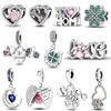 Arbre de Vie Mignon Griffe Cœur Charme Famille Authentique Cuivre Perle Charme Charms Pendentif Compatible Avec Bracelets Bijoux à Faire Soi-même Femmes Cadeau Fin
