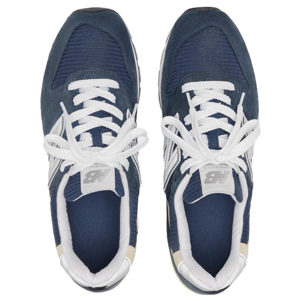 New Balance 996 Made In USA Navy Men Sneakers Blue Silver U996NV
