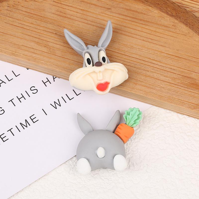 Popular Cartoon Elephant Cola Resin Stickers for DIY Phone Cases