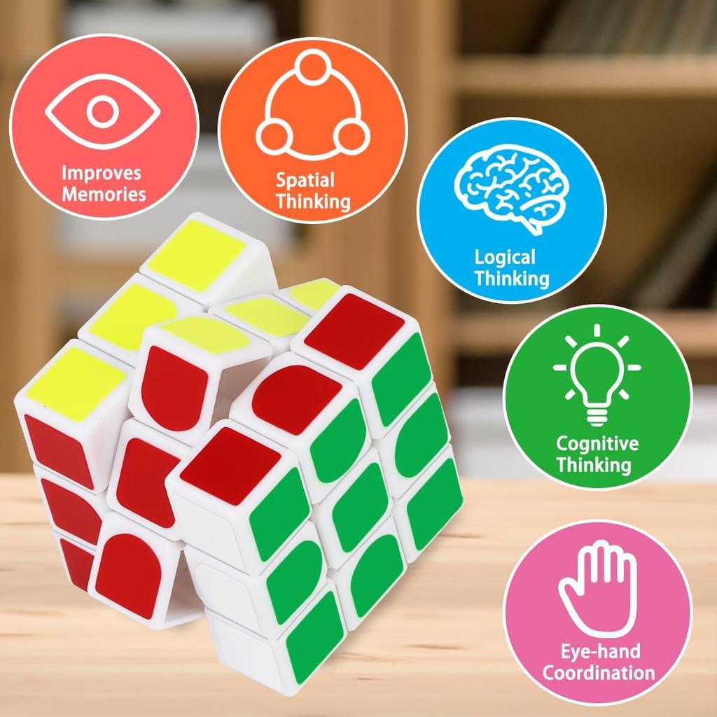Mini Cube 20 Pack Magic Cube, Puzzle Party Favors for Kids Party Puzzle Game Toys Classroom Rewards & School Prize for Students, Stress Relief Toys