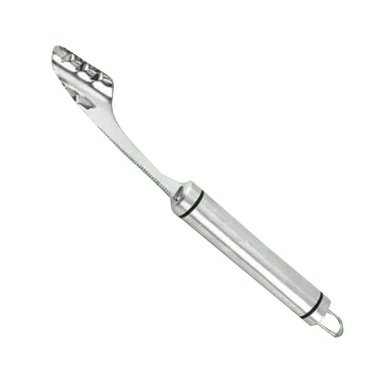 

Удобный вращающийся резак для перца, подвесной крючок из нержавеющей стали, гладкий край для удаления сердцевины для повседневной жизни