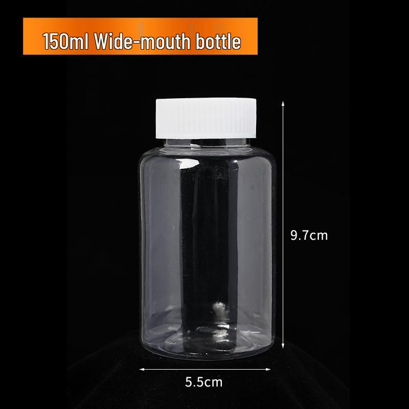 Food Grade PET Polyester Bottle with Tear-off Cap, 100ml/500ml