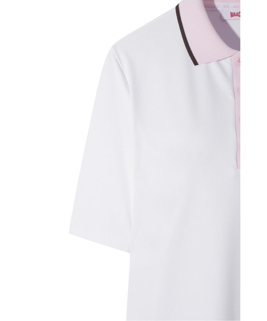 WAAC Athletic Slim Fit Rib Polo Wltcm26404Whx
