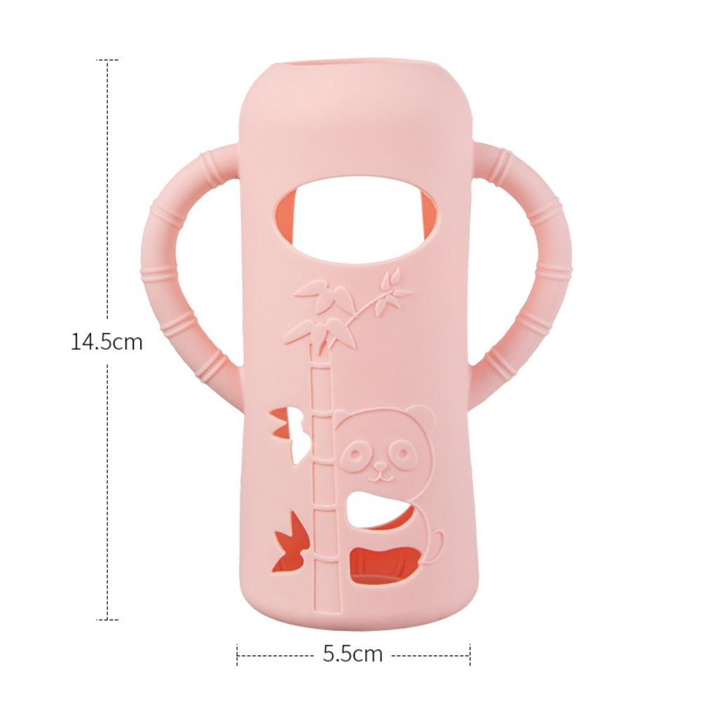 Easy Grip Silicone Handle Sleeve Soft Baby Bottle Sleeves for Dr. Brown's Baby Feeding