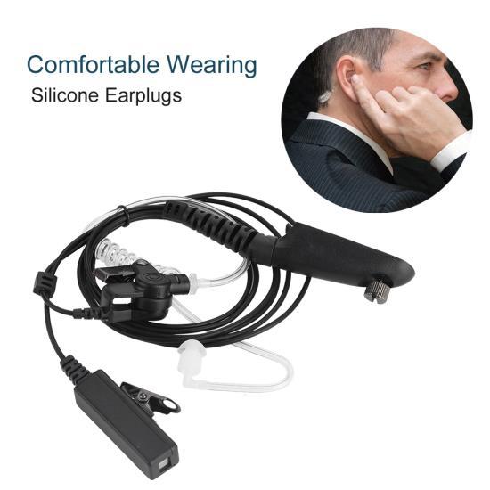 4ft Radiační vysílačka Sluchátko PTT s akustickou trubicí pro Motorola