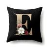 Polyester Pillowcase Home Car Decoration Printing Pillowcase 26 English Letter Cushion Cover
