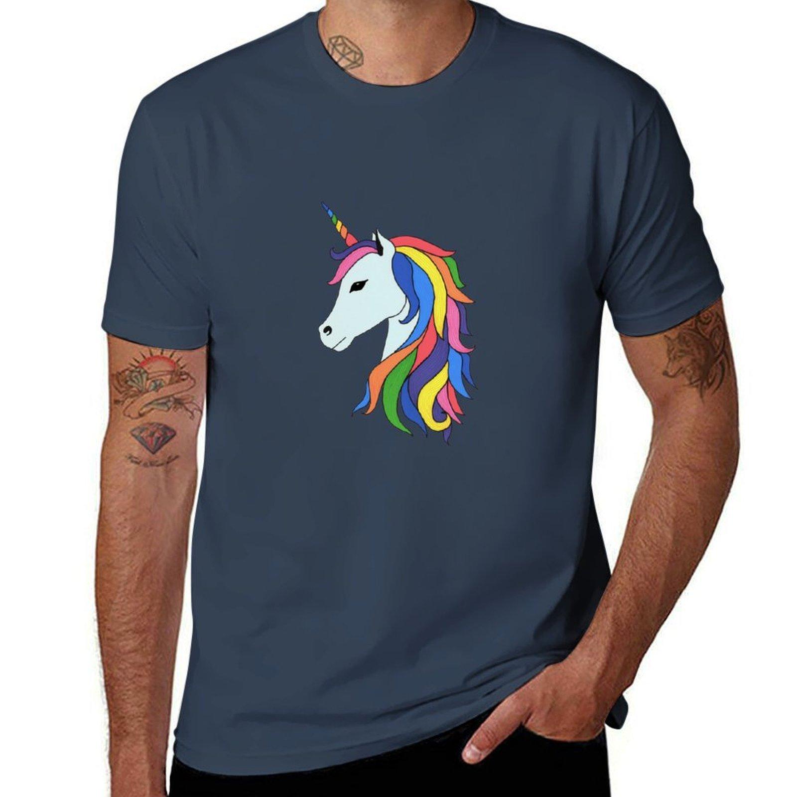 Rainbow Unicorn Tshirt Quick Dry Travel Tshirt S