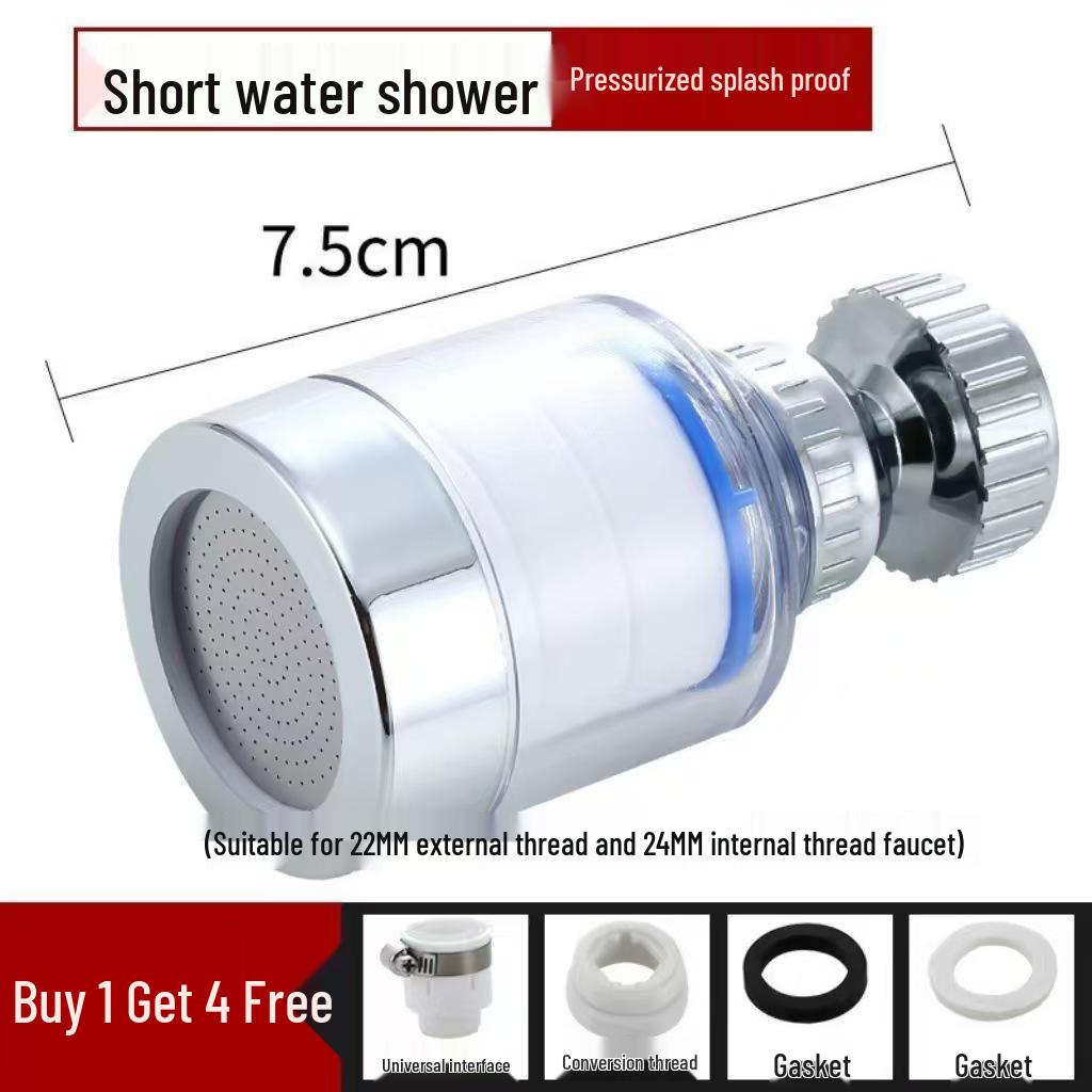 360° Universal Faucet Extender & Splash-Proof Aerator for Bathroom Sink