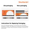 Shuttle Art Gel Ballpoint Gel Gel Knock 20 28 48 Quick Clip for Office Writing Instruments Pen, Pen, Ink, Type, Black, 0.7mm, Pieces, Refills, Packs,