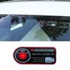 1Pc Window Sticker Safety Warning Decal For Car Sentry Mode Recorder Accessories
