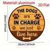 Vintage Dog Metal Wall Sign 8x8 Inch Bar Decor Tin Plaque