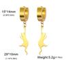 Jumping Cat Swinging Earrings Women's Stainless Steel Long tassel Earrings Fashion Earrings Cute Animal Jewelry Gifts
