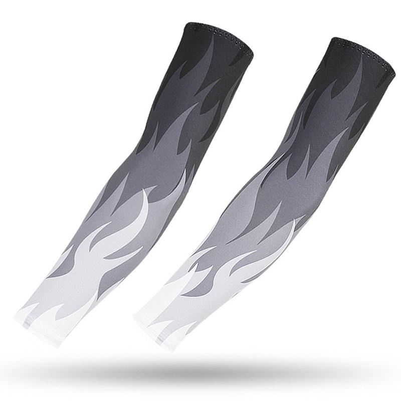 Quick Dry Arm Compression Sleeve Basketball Cycling Arm Warmer Summer Running UV Sun Protection Armguards Sunscreen Cuff Cover