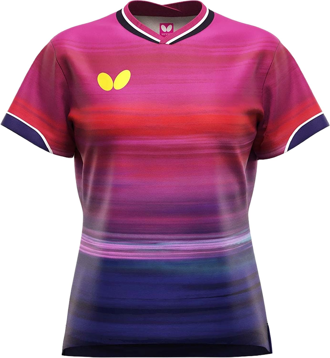 

Butterfly Table Tennis Game Shirt INFILA2 JTTA 47849 Shirt, Moisture-wicking, Quick-drying, Stretchable, Approved, Women s, Rose, SS,