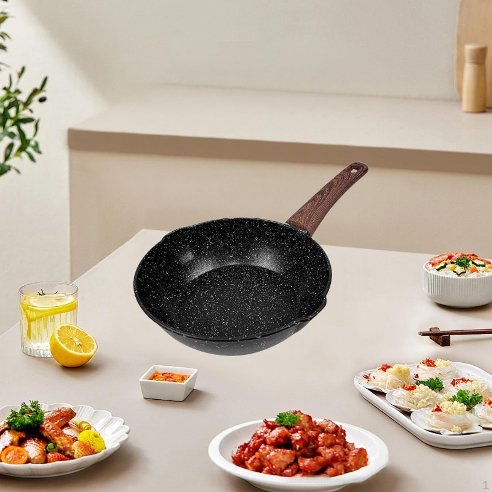 

Сковорода для приготовления пищи с длинной ручкой Wok Steak Omelette для ресторана 16.5cmx33cmx5cm